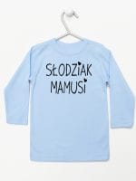 słodziak mamusi koszulka z długim rękawem kolor błękitny 066