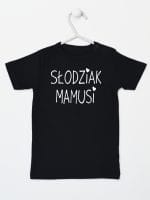 słodziak mamusi koszulka z krótkim rękawem kolor czarny 066