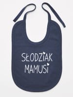 słodziak mamusi śliniak niemowlęcy kolor granatowy 066