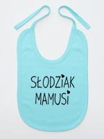 słodziak mamusi śliniak niemowlęcy kolor miętowy 066