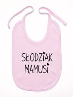 słodziak mamusi śliniak niemowlęcy kolor różowy 066