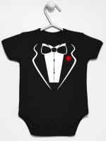 smoking body z krótkim rękawem kolor czarny 008