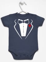 smoking body z krótkim rękawem kolor granatowy 008