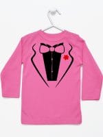 smoking koszulka z długim rękawem kolor ciemny różowy 008