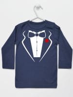 smoking koszulka z długim rękawem kolor granatowy 008