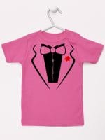 smoking koszulka z krótkim rękawem kolor ciemny różowy 008