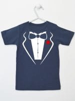 smoking koszulka z krótkim rękawem kolor granatowy 008