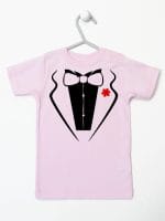 smoking koszulka z krótkim rękawem kolor różowy 008