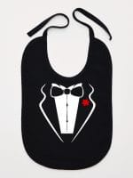 smoking śliniak niemowlęcy kolor czarny 008