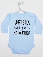 sorry girls mommy says no dating body z długim rękawem kolor błękitny 186