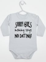 sorry girls mommy says no dating body z długim rękawem kolor szary 186