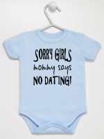 sorry girls mommy says no dating body z krótkim rękawem kolor błękitny 186