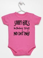 sorry girls mommy says no dating body z krótkim rękawem kolor ciemny rózowy 186