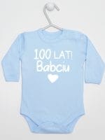 sto lat babciu body z długim rękawem kolor błękitny 062 sto lat babciu body z długim rękawem kolor błękitny 062