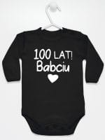 sto lat babciu body z długim rękawem kolor czarny 062 sto lat babciu body z długim rękawem kolor czarny 062