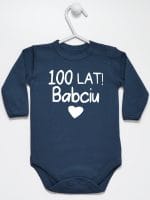 sto lat babciu body z długim rękawem kolor granatowy 062 sto lat babciu body z długim rękawem kolor granatowy 062