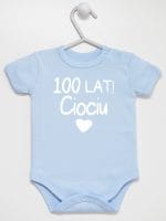 sto lat ciociu body z krótkim rękawem kolor błękitny 060 sto lat ciociu body z krótkim rękawem kolor błękitny 060