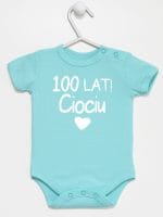 sto lat ciociu body z krótkim rękawem kolor miętowy 060 sto lat ciociu body z krótkim rękawem kolor miętowy 060