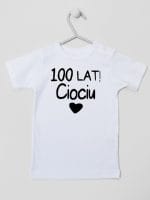 sto lat ciociu koszulka z krótkim rękawem kolor biały 060