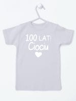 sto lat ciociu koszulka z krótkim rękawem kolor szary 060