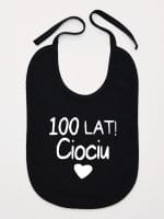 sto lat ciociu śliniak niemowlęcy kolor czarny 060