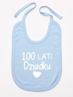 sto lat dziadku śliniak niemowlęcy kolor błękitny 063