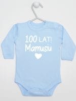 sto lat mamusiu body z długim rękawem kolor błękitny 064 sto lat mamusiu body z długim rękawem kolor błękitny 064