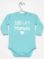 sto lat mamusiu body z długim rękawem kolor miętowy 064 sto lat mamusiu body z długim rękawem kolor miętowy 064