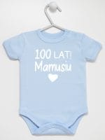 sto lat mamusiu body z krótkim rękawem kolor błękitny 064 sto lat mamusiu body z krótkim rękawem kolor błękitny 064