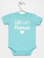 sto lat mamusiu body z krótkim rękawem kolor miętowy 064 sto lat mamusiu body z krótkim rękawem kolor miętowy 064