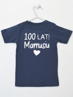 sto lat mamusiu koszulka z krótkim rękawem kolor granatowy 064
