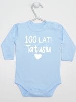 sto lat tatusiu body z długim rękawem kolor błękitny 065 sto lat tatusiu body z długim rękawem kolor błękitny 065