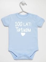 sto lat tatusiu body z krótkim rękawem kolor błękitny 065 sto lat tatusiu body z krótkim rękawem kolor błękitny 065