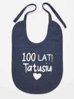 sto lat tatusiu śliniak niemowlęcy kolor granatowy 065