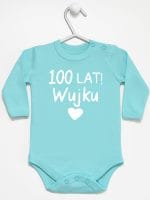 sto lat wujku body z długim rękawem kolor miętowy 061 sto lat wujku body z długim rękawem kolor miętowy 061