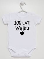 sto lat wujku body z krótkim rękawem kolor biały 061 sto lat wujku body z krótkim rękawem kolor biały 061