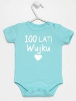 sto lat wujku body z krótkim rękawem kolor miętowy 061 sto lat wujku body z krótkim rękawem kolor miętowy 061