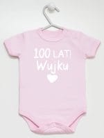 sto lat wujku body z krótkim rękawem kolor różowy 061 sto lat wujku body z krótkim rękawem kolor różowy 061