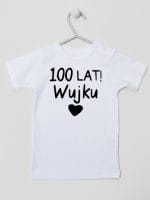 sto lat wujku koszulka z krótkim rękawem kolor biały 061