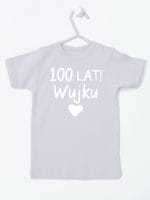 sto lat wujku koszulka z krótkim rękawem kolor szary 061