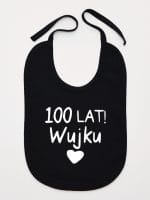 sto lat wujku śliniak niemowlęcy kolor czarny 061