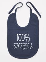sto procent szczęścia śliniak niemowlęcy kolor granatowy 058