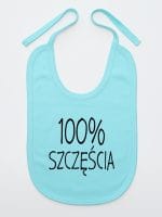 sto procent szczęścia śliniak niemowlęcy kolor miętowy 058