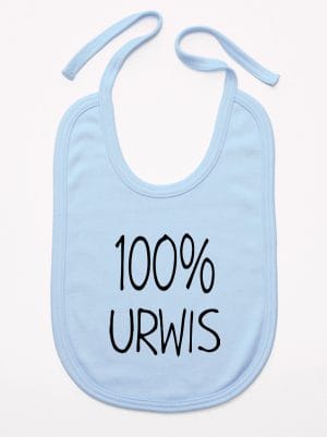 sto procent urwis śliniak niemowlęcy kolor błękitny 059