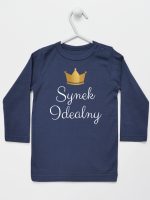 synek indealny z koroną koszulka z długim rękawem kolor granatowy 246 synek indealny z koroną koszulka z długim rękawem kolor granatowy 246