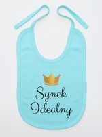 synek indealny z koroną śliniak niemowlęcy kolor miętowy 246