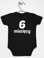 sześć miesięcy body z krótkim rękawem kolor czarny 018