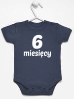 sześć miesięcy body z krótkim rękawem kolor granatowy 018