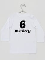 sześć miesięcy koszulka z długim rękawem kolor biały 018