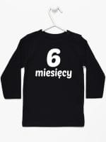 sześć miesięcy koszulka z długim rękawem kolor czarny 018